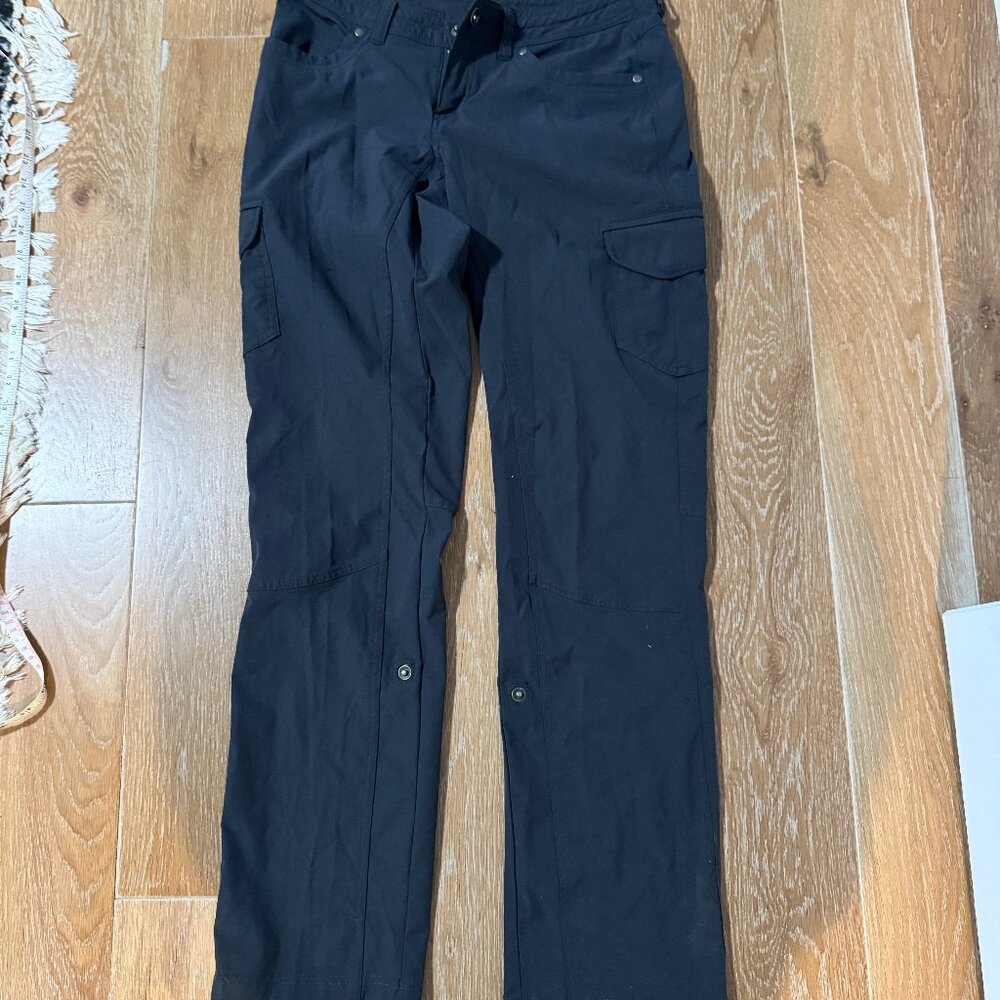 Gray Khul Freeflex Roll Up Pants 32" in-seam size 4